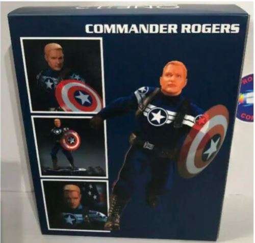 Dc Mezco Captain America Commander Rogers One 12 Collective Figure (Ultra-rare find)