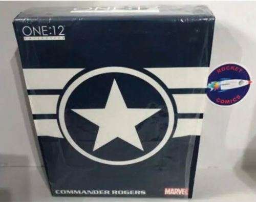 Dc Mezco Captain America Commander Rogers One 12 Collective Figure (Ultra-rare find)