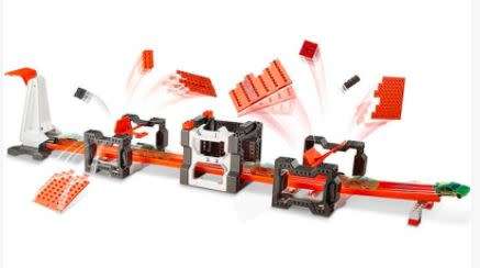 Hot Wheels Track Builder Construction Car Kit, 40+ Pieces, 1 Free Car
