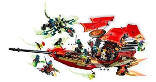 LEGO 70738 Ninjago Final Flight of Destiny`s Bounty - Very Rare (Discontinued by Manufacturer)