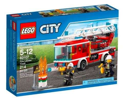 Lego 60107 City Fire Ladder Truck (Discontinued by Manufacturer)