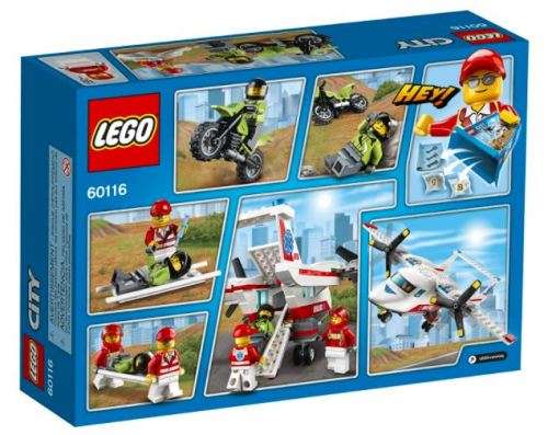 LEGO 60116 City Great Vehicles Ambulance Plane (Discontinued by Manufacturer 2016) Very Rare
