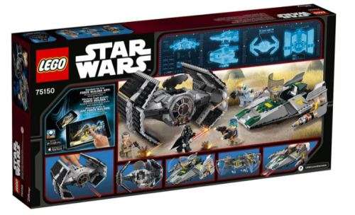 LEGO 75150 Star Wars Tie Advanced A-Wing Starfighter (Discontinued by Manufacturer 2016)Hard-to-find