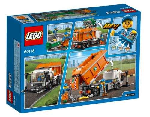 LEGO 60118 City Great Vehicles Garbage Truck (Discontinued by Manufacturer 2016) Ultra-rare find