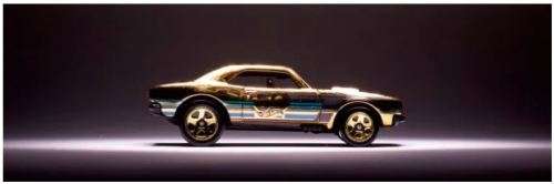 Hot Wheels 50TH Anniversary Black and Gold Series `67 Camaro Chase Model Car