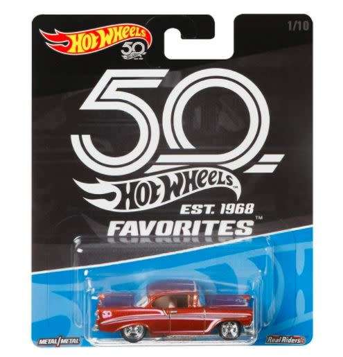 Hot Wheels 50th Anniversary Favorites Premium Set of 5 Diecast Cars