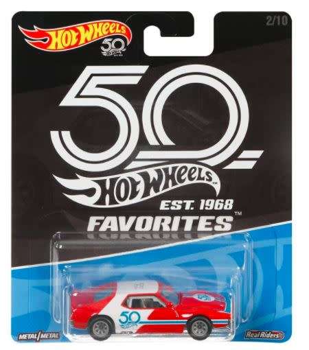 Hot Wheels 50th Anniversary Favorites Premium Set of 5 Diecast Cars