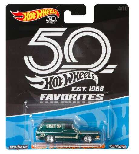 Hot Wheels 50th Anniversary Favorites Premium Set of 5 Diecast Cars
