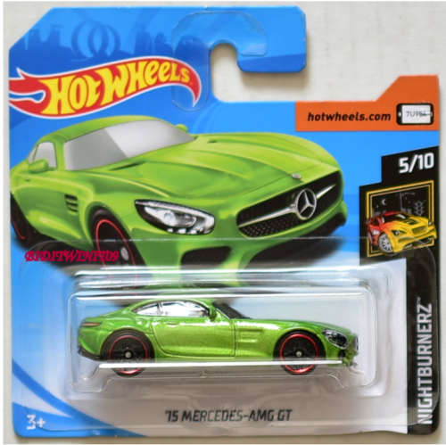 Hot Wheels Nightburnerz 15 Mercedes - AMG GT Green