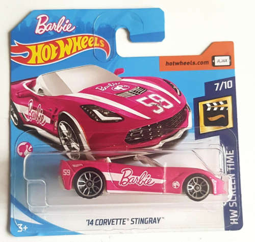 Hot Wheels `14 Corvette Stingray Barbie