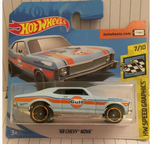 Hot Wheels 68 Chevy Nova Gulf