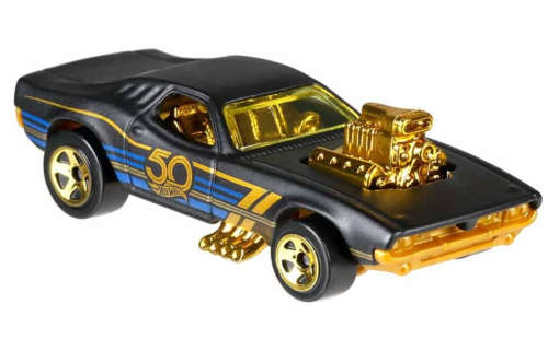 Hot Wheels 50th Anniversary Black and Gold Collection - Collectors Edition 2018 Set of 7 cars