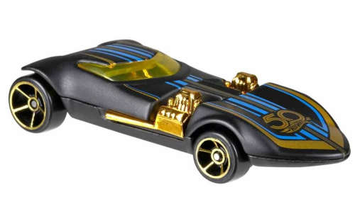 Hot Wheels 50th Anniversary Black and Gold Collection - Collectors Edition 2018 Set of 7 cars