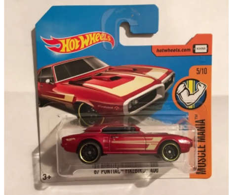 Hot Wheels 67 Pontiac Firebird 400
