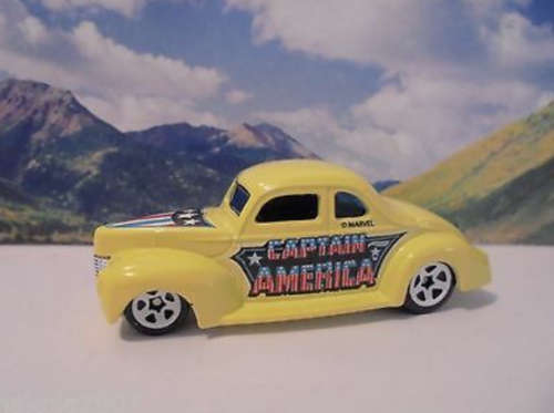 Hot Wheels Marvel 40 Ford Coupe Captain America