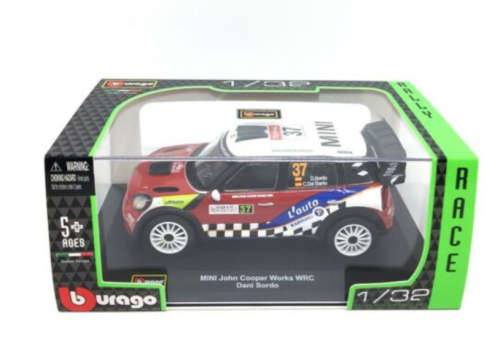 Bburago Mini John Cooper Works WRC Dani Sordo 1/32