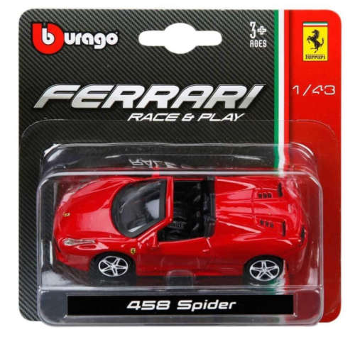 Ferrari 458 Spider Bburago 1:43
