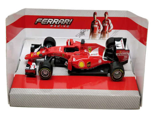 Formula One 2015 F1 Ferrari SF15T Racing Signed By Kimi Raikkonen and Sebastian Vettel Bburago 1:43
