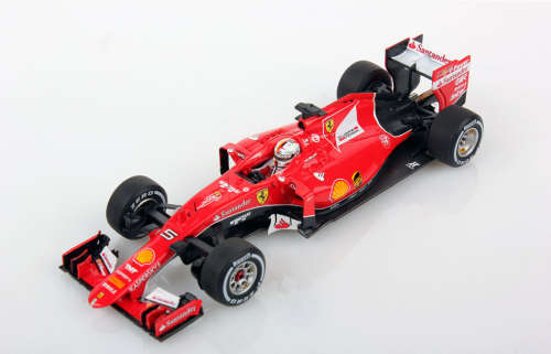 Formula One 2015 F1 Ferrari SF15T Racing Signed By Kimi Raikkonen and Sebastian Vettel Bburago 1:43