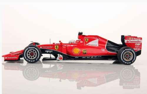 Formula One 2015 F1 Ferrari SF15T Racing Signed By Kimi Raikkonen and Sebastian Vettel Bburago 1:43