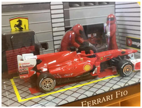 Burago Ferrari Race and Play 1/43 Scale - Ferrari F10