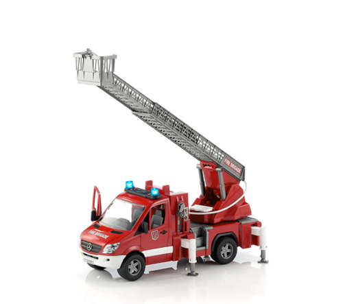 Bruder Mercedes Benz Sprinter Fire Engine With Ladder And Waterpump 1:16 Scale
