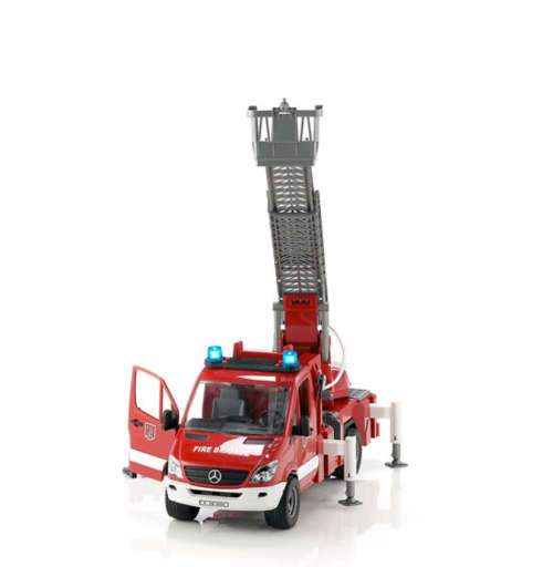 Bruder Mercedes Benz Sprinter Fire Engine With Ladder And Waterpump 1:16 Scale