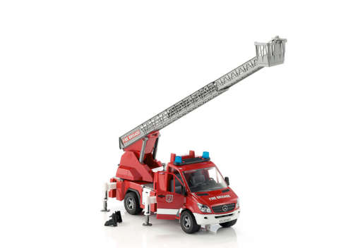 Bruder Mercedes Benz Sprinter Fire Engine With Ladder And Waterpump 1:16 Scale