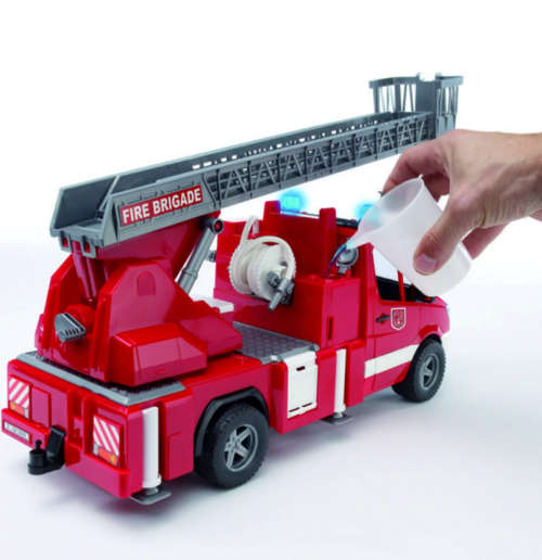 Bruder Mercedes Benz Sprinter Fire Engine With Ladder And Waterpump 1:16 Scale
