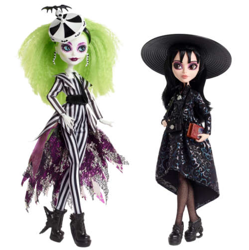 Beetlejuice and Lydia Deetz Monster High Skullector Doll 2-Pack Collectors Limited Edition