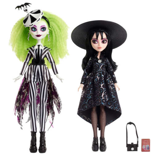 Beetlejuice and Lydia Deetz Monster High Skullector Doll 2-Pack Collectors Limited Edition