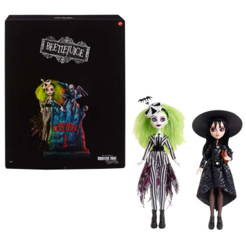 Beetlejuice and Lydia Deetz Monster High Skullector Doll 2-Pack Collectors Limited Edition