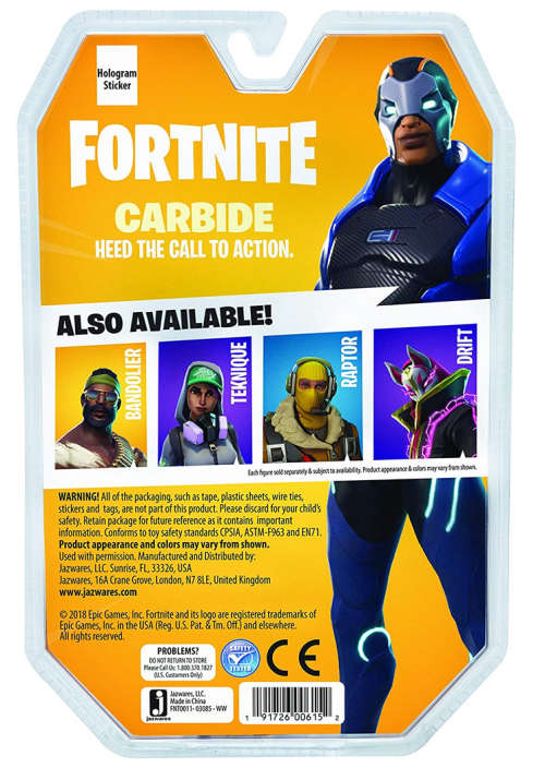 Fortnite Solo Mode Core Figure Pack, Carbide