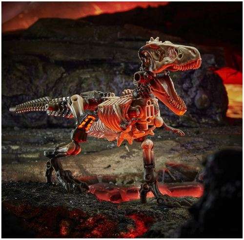 Transformers Generations War for Cybertron: Kingdom Deluxe WFC-K7 Paleotrex Fossilizer Action Figure