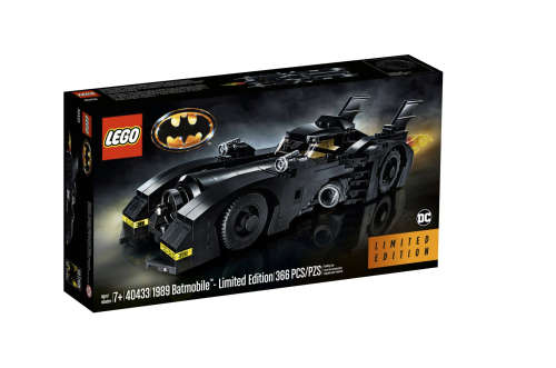 LEGO 76139 DC Batman 1989 Batmobile + Lego 40433 Exclusive Set 1989 Batmobile Limited Edition