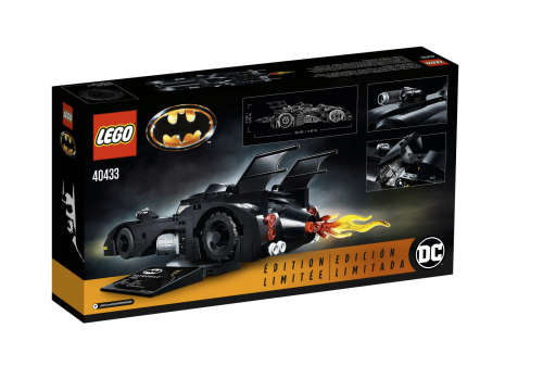 LEGO 76139 DC Batman 1989 Batmobile + Lego 40433 Exclusive Set 1989 Batmobile Limited Edition