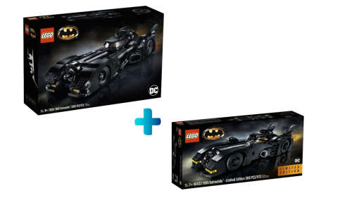 LEGO 76139 DC Batman 1989 Batmobile + Lego 40433 Exclusive Set 1989 Batmobile Limited Edition