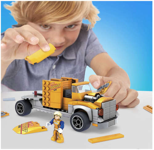 Mega Construx Hot Wheels Twinduction Hauler Pack Construction Set