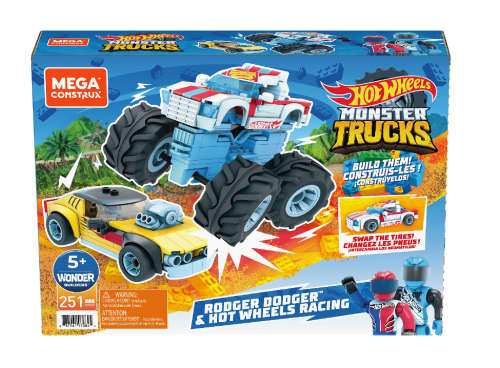 Mega Construx Hot Wheels Rodger Dodger & Hot Wheels Racing Construction Set