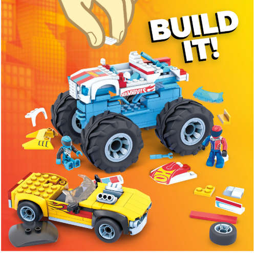 Mega Construx Hot Wheels Rodger Dodger & Hot Wheels Racing Construction Set