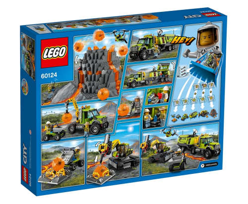 LEGO 60124 City Volcano Exploration Base