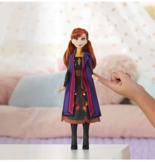 Disney Frozen Anna Magical Swirling Adventure Fashion Lights Up Collectable Doll
