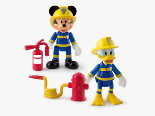Mickey and Donald to The Rescue Fire Emergency Figures Mouse Clubhouse Set
