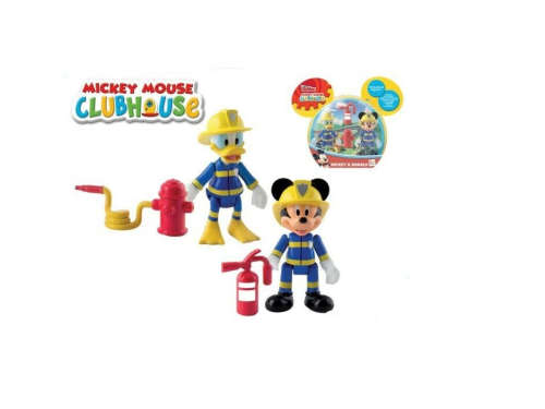 Mickey and Donald to The Rescue Fire Emergency Figures Mouse Clubhouse Set