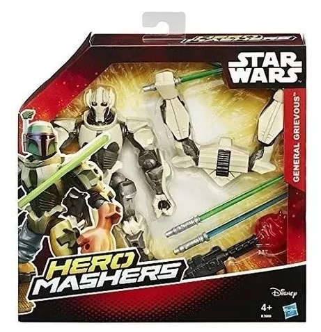 Star Wars Hero Mashers General Grievous Hasbro Collectible Figure (New)