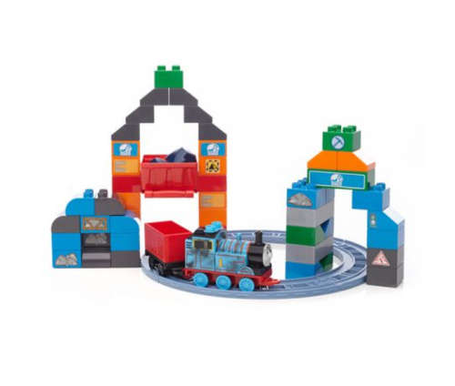 Mega Bloks Thomas & Friends Thomas at The Blue Mountain Coal Mines Collectible (60 Pieces)
