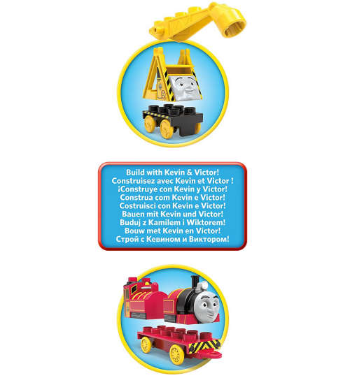 Mega Bloks Thomas & Friends Kevin & Victor Construction Site Collectible (15 Pieces)
