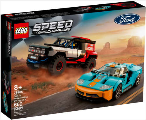 LEGO 76905 Speed Champions - Ford GT Heritage Edition and Bronco R