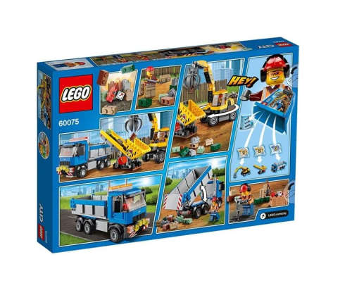 LEGO 60075 City Demolition Excavator and Truck (Discontinued by Manufacturer 2015) Collectors Grail