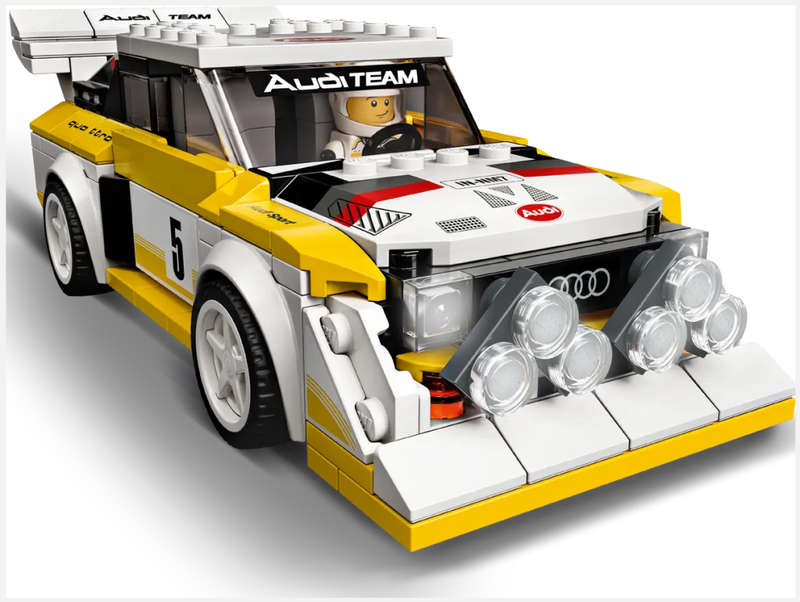 LEGO 76897 Speed Champions 1985 Audi Sport Quattro S1(Discontinued by Manufacturer 2020)Hard-to-find